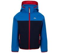 Trespass Kids Full Zip Woven Softshell Jacket Removable Hood Hanbury