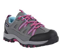 Trespass Kids Walking Boots Low Cut Waterproof Breathable Gillon II Grey