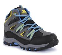 Trespass Kids Walking Boots Gillon II - Waterproof Mid Cut, Breathable Membrane, Gusseted Tongue, Protective Toe and Heel Guard, Ankle Support, Cushioned Footbed