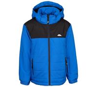 Trespass Kids Jacket Halston - Unisex, Waterproof, Padded, Quilted Panels, Detachable Hood, Contrast Zip, Zipped Pockets, Inner Snowbreak, Adjustable Hem & Cuffs