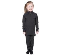 Trespass Kids Knitted Rib base Layer Set Black