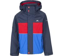 Trespass Kids Waterproof Jacket With Detachable Hood Unpadded Lightweight Raincoat for Boys Girls Ocean