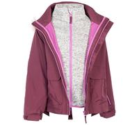 Trespass Kids Outshine 3 in 1 TP50 Jacket - Fig - 9-10 Years - Fig - 80% Polyester/20% `