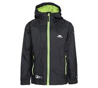 Trespass Kids Packaway Waterproof Jacket Qikpac Black 7/8