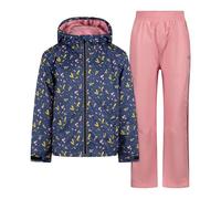 Trespass Kids Rain Set Kinley - Grown On Hood, 2 Pockets, Adjustable Cuffs, Lined Jacket, Contrast Trouser, Elastic Waist, Stud Hem, Waterproof, Windproof, Taped Seams