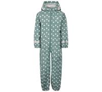 Trespass Kids Showery Rain Suit - Teal Mist - 5-6 Years - Teal Mist - 100% Polyester PVC Coating