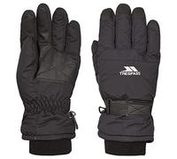 Trespass Gohan II, Black, 8/10, Warm Padded Waterproof Gloves Kids Unisex, 8-10, Black