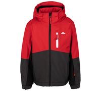 Trespass Kids Waterproof Padded Ski Jacket Contrast Hood Zip 3 Pockets - Lennox