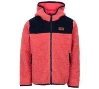 Trespass Kids Teddy Fleece Hoodie Lindenn - Girls Boys Fleece Jacket, Zip Up Fuzzy Teddy Hoodie, Sherpa Autumn Winter Fluffy Outerwear Coat with Pockets