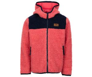Trespass Kids Teddy Fleece Hoodie with Full Zip Jacket 2 Zip Pockets Lindenn