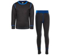 Trespass Kids Thermals Bamba Dark Grey Blue 5/6