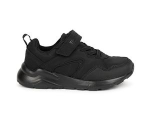 Trespass Kids Trainers Cushioned with Velco Strap and Durable Toe Cap Kam Black