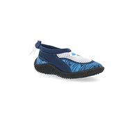 Trespass Kids Unisex Aqua Shoes Squidder - Stretch Fabric, Breathable Mesh, Lightweight Slip-On, Drawstring Fastenings, Anti-Slip Rubber Sole