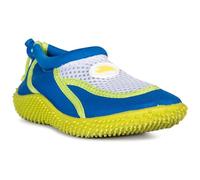 Trespass Kids Unisex Aqua Shoes Squidder - Stretch Fabric, Breathable Mesh, Lightweight Slip-On, Drawstring Fastenings, Anti-Slip Rubber Sole