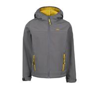 Trespass Kids Unisex Childrens/Kids Faster Soft Shell Jacket (Storm Grey/Sulphur) - Dark Grey - Size 5-6Y