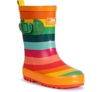 Trespass Kids Unisex Childrens/Kids Puddle Wellington Boots (Multicoloured Stripe) - White Rubber - Size UK 12 Kids