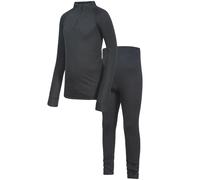 (5/6 Years, Black) Trespass Kids Unisex Unite360 Thermal Base Layer Set (Top And Bottoms)