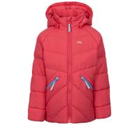 Trespass Kids Water Resistant Jacket Annah - Raincoat For Kids with Detachable Hood, Quilted Detail, Wind Resistant Padded Jacket with Reflective Detail on Back & 2 Zipped Pockets
