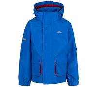 Trespass Kids Waterproof Jacket Reflective Raincoat with Detachable Hood Desic