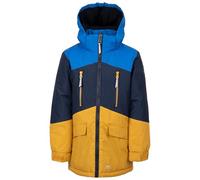 Trespass Kids Waterproof Jacket Westere - Padded Waterproof Raincoat for Kids with Detachable Hood, Taped Seams, 2 Upper Zipped Pockets & 2 Lower Pouch Pockets
