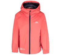 Trespass Girls Qikpac Waterproof Jacket Peach Blush/Navy 7/8Y