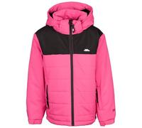 Trespass Kids Waterproof Padded Jacket Halston - Removable Hood, Contrast Trim, Quilted Panels, Zipped Pockets, Ski Pass Pocket, Inner Snowbreak, Hem Drawcord