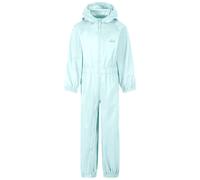 Trespass Children's Button Waterproof Rain Suit With Hood, pale mint, 3 4 Years UK