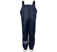 Trespass Kids Waterproof Trousers Unpadded Adjustable Braces Elastic Stirrups Fleece Lined Raining
