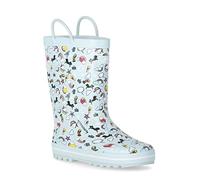 Trespass Kids Waterproof Wellies Starryton Unicorn Mint in Size - 9