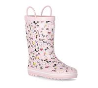 Trespass Junior Girls Starryton Unicorn Printed Wellington Boots Unicorn Pink 13K