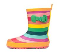 Trespass Kids Welly Boots Puddle Rainbow Stripe in Size - 2