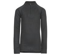 Trespass Kids Wise360 1/2 Zip Baselayer Top - Black - 5/6 Years - Black - 100% Polyester