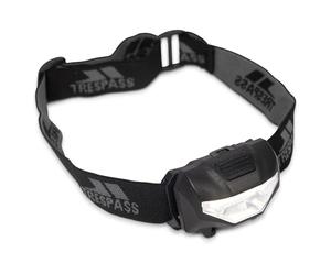 Trespass LED Headtorch Navigator - 125 Lumens, COB LED, 5 Tilt Positions, High/Low/Strobe Modes, 3X AAA Batteries Required, Compact 6.3 x 4.6 x 4.4cm