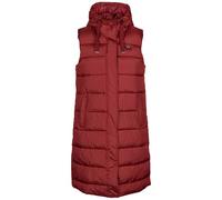 Trespass Leona Quilted Gilet In Red Red XXS