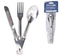 Trespass Lock And Clip Cutlery Set