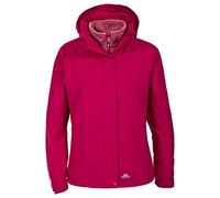 Trespass Madalin, Cerise, XS, Waterproof 3-in-1 Jacket with Removable Hood, Removable Inner Fleece Jacket for Women, X-Small, Pink
