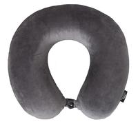 Trespass Memow Memory Foam Travel Neck Pillow with Removable Polyester Fleece Cover & Snap Button
