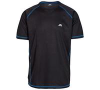 Trespass Men Albert Quick Dry T-Shirt with Short Sleeves - Black, XX-Small
