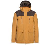 Trespass Men Rockwell Waterproof Jacket with Removable Hood & Adjustable Drawcord At Hem - Sandstone, M