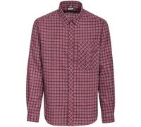 Trespass Men Snyper Long Sleeve Shirt Leisure Shirt, Bordo, XS