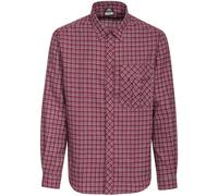 Trespass Men Snyper Long Sleeve Shirt Leisure Shirt, Bordo, XXS