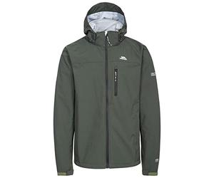 Trespass Men Stanford Waterproof Softshell Jacket with Hood - Olive, X-Small