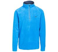 Trespass Mens 1/2 Zip Microfleece Blackford Bright Blue in Size - XXS