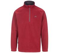 Trespass Mens 1/2 Zip Microfleece Blackford Merlot in Size - L