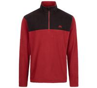(XXS, Merlot) Trespass Men's 1/2 Zip Neck Fleece - Curtiston