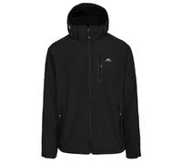 Trespass Men's Accelerator II Waterproof Softshell Jacket - Black - Black - XS