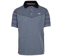 Trespass Mens Active Polo T-Shirt Nab Navy Marl in Size - S