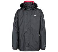Trespass Mens Jacket Fraser II - Waterproof, Taped Seams, Adjustable Concealed Hood, Internal Zip Pocket, Drawcord Hem, 2 Lower Zip Pockets, Elasticated Cuffs