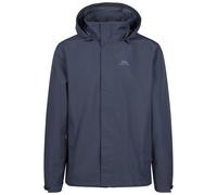 Trespass Mens Jacket Farndish - Waterproof, Breathable, Taped Seam, Concealed Hood, Outer Storm Flap, 2 Zip Pockets, Adjustable Hem & Cuffs, Inner Pocket, Mesh Lining, 100% Polyester Shell & Lining