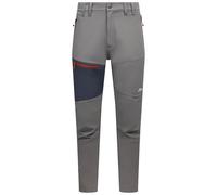Trespass Mens Adventure Trousers Moordaars - Flat Waistband, Belt Loops, Inner Adjusters, 2 Zip Side Pockets, 1 Zip Cargo Pocket, 2 Back Pockets, Active Stretch, DWR Woven Storm Grey